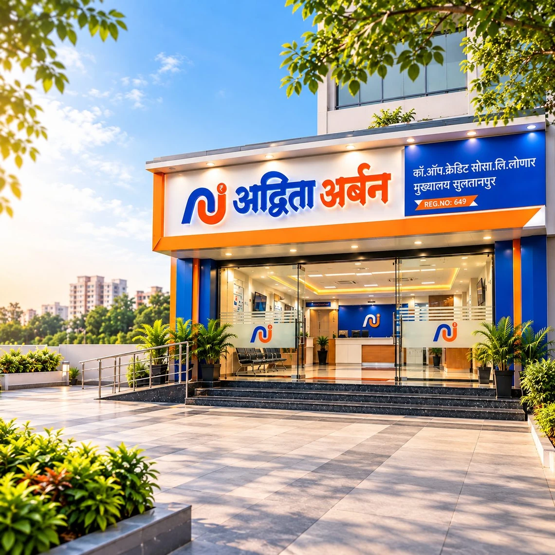Advita Urban branch building on Jalna Road, Sultanpur